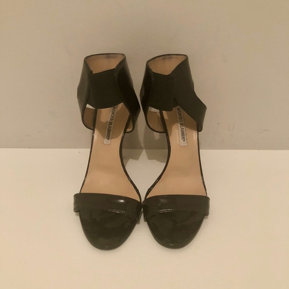 Manolo Blahnik Patent Sandals - Picture 5 of 5